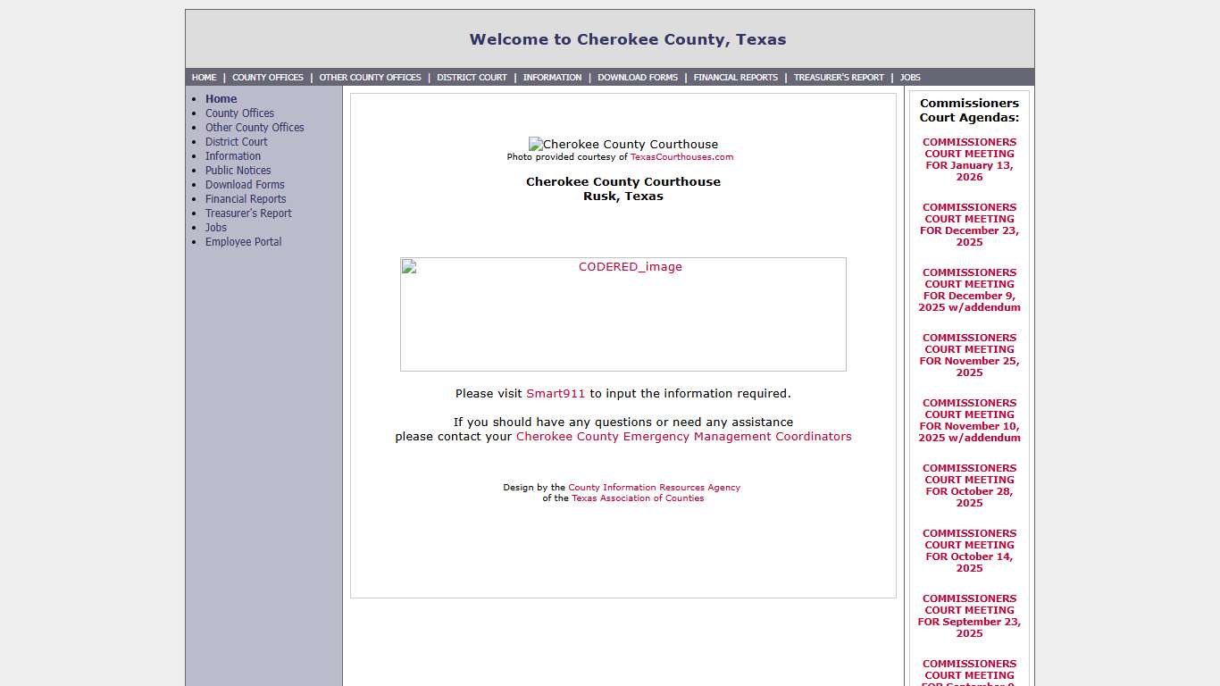 Cherokee County, Texas